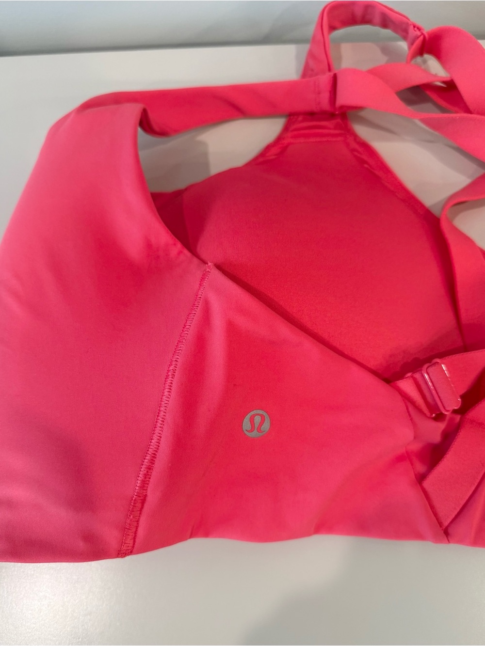 lululemon athletica Bright Pink Adjustable-Strap Sports Bra